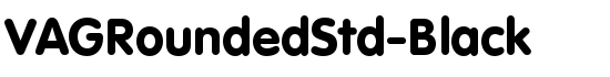 VAGRoundedStd-Black - Download Thousands of Free Fonts at FontZone.net