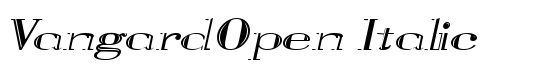 VangardOpen Italic - Download Thousands of Free Fonts at FontZone.net