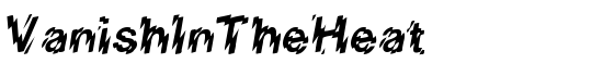 VanishInTheHeat - Download Thousands of Free Fonts at FontZone.net