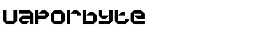 Vaporbyte - Download Thousands of Free Fonts at FontZone.net