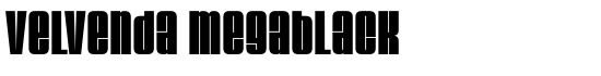 Velvenda Megablack - Download Thousands of Free Fonts at FontZone.net