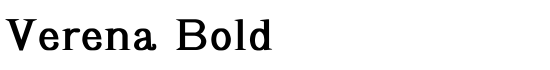 Verena Bold - Download Thousands of Free Fonts at FontZone.net