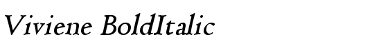 Viviene BoldItalic - Download Thousands of Free Fonts at FontZone.net