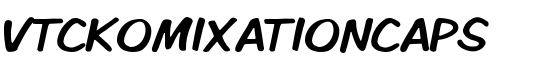 VTCKomixationCaps - Download Thousands of Free Fonts at FontZone.net