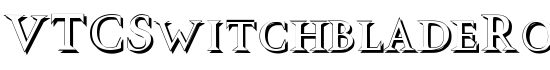 VTCSwitchbladeRomanceSD - Download Thousands of Free Fonts at FontZone.net