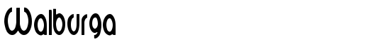 Walburga - Download Thousands of Free Fonts at FontZone.net