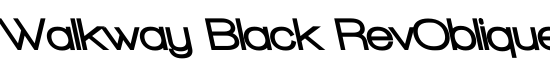 Walkway Black RevOblique - Download Thousands of Free Fonts at FontZone.net