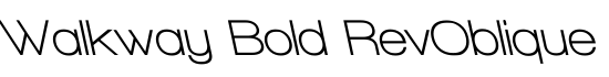 Walkway Bold RevOblique - Download Thousands of Free Fonts at FontZone.net