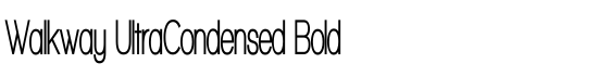 Walkway UltraCondensed Bold - Download Thousands of Free Fonts at FontZone.net