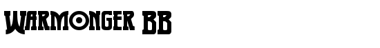 Warmonger BB - Download Thousands of Free Fonts at FontZone.net
