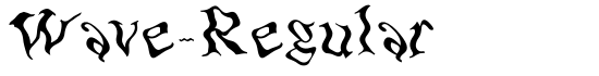 Wave-Regular - Download Thousands of Free Fonts at FontZone.net