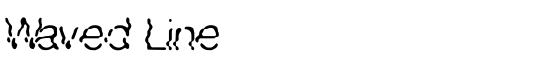 Waved Line - Download Thousands of Free Fonts at FontZone.net