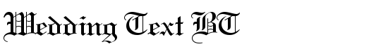 Wedding Text BT - Download Thousands of Free Fonts at FontZone.net