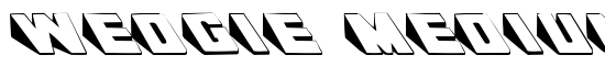 Wedgie Medium - Download Thousands of Free Fonts at FontZone.net