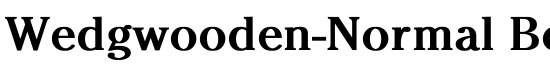 Wedgwooden-Normal Bold - Download Thousands of Free Fonts at FontZone.net