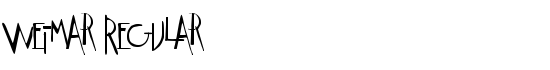 Weimar Regular - Download Thousands of Free Fonts at FontZone.net