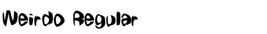 Weirdo Regular - Download Thousands of Free Fonts at FontZone.net