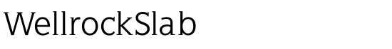 WellrockSlab - Download Thousands of Free Fonts at FontZone.net