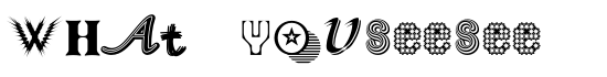 What-YouSeeSee - Download Thousands of Free Fonts at FontZone.net