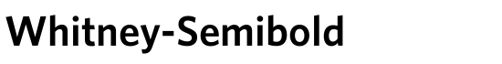 Whitney-Semibold - Download Thousands of Free Fonts at FontZone.net