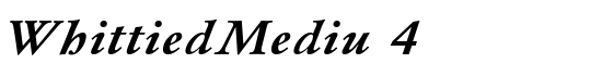 WhittiedMediu 4 - Download Thousands of Free Fonts at FontZone.net