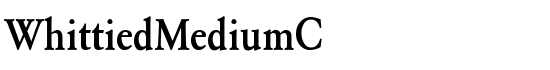 WhittiedMediumC - Download Thousands of Free Fonts at FontZone.net