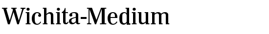 Wichita-Medium - Download Thousands of Free Fonts at FontZone.net