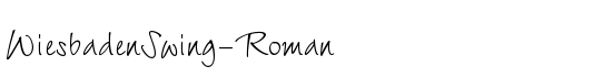 WiesbadenSwing-Roman - Download Thousands of Free Fonts at FontZone.net