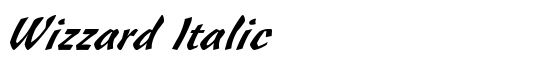 Wizzard Italic - Download Thousands of Free Fonts at FontZone.net