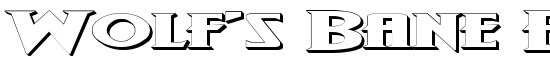 Wolf's Bane Expanded Outline - Download Thousands of Free Fonts at FontZone.net
