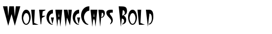 WolfgangCaps Bold - Download Thousands of Free Fonts at FontZone.net