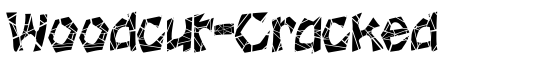 Woodcut-Cracked - Download Thousands of Free Fonts at FontZone.net
