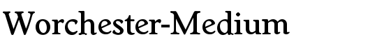 Worchester-Medium - Download Thousands of Free Fonts at FontZone.net