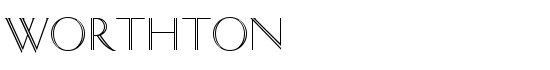 Worthton - Download Thousands of Free Fonts at FontZone.net