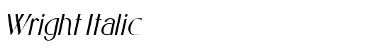 Wright Italic - Download Thousands of Free Fonts at FontZone.net