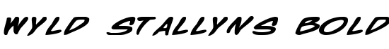 Wyld Stallyns Bold Extended - Download Thousands of Free Fonts at FontZone.net