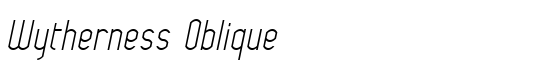 Wytherness Oblique - Download Thousands of Free Fonts at FontZone.net