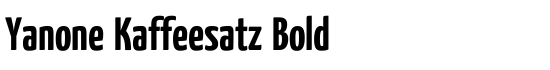 Yanone Kaffeesatz Bold - Download Thousands of Free Fonts at FontZone.net