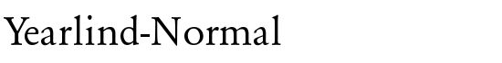 Yearlind-Normal - Download Thousands of Free Fonts at FontZone.net
