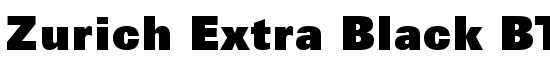 Zurich Extra Black BT - Download Thousands of Free Fonts at FontZone.net